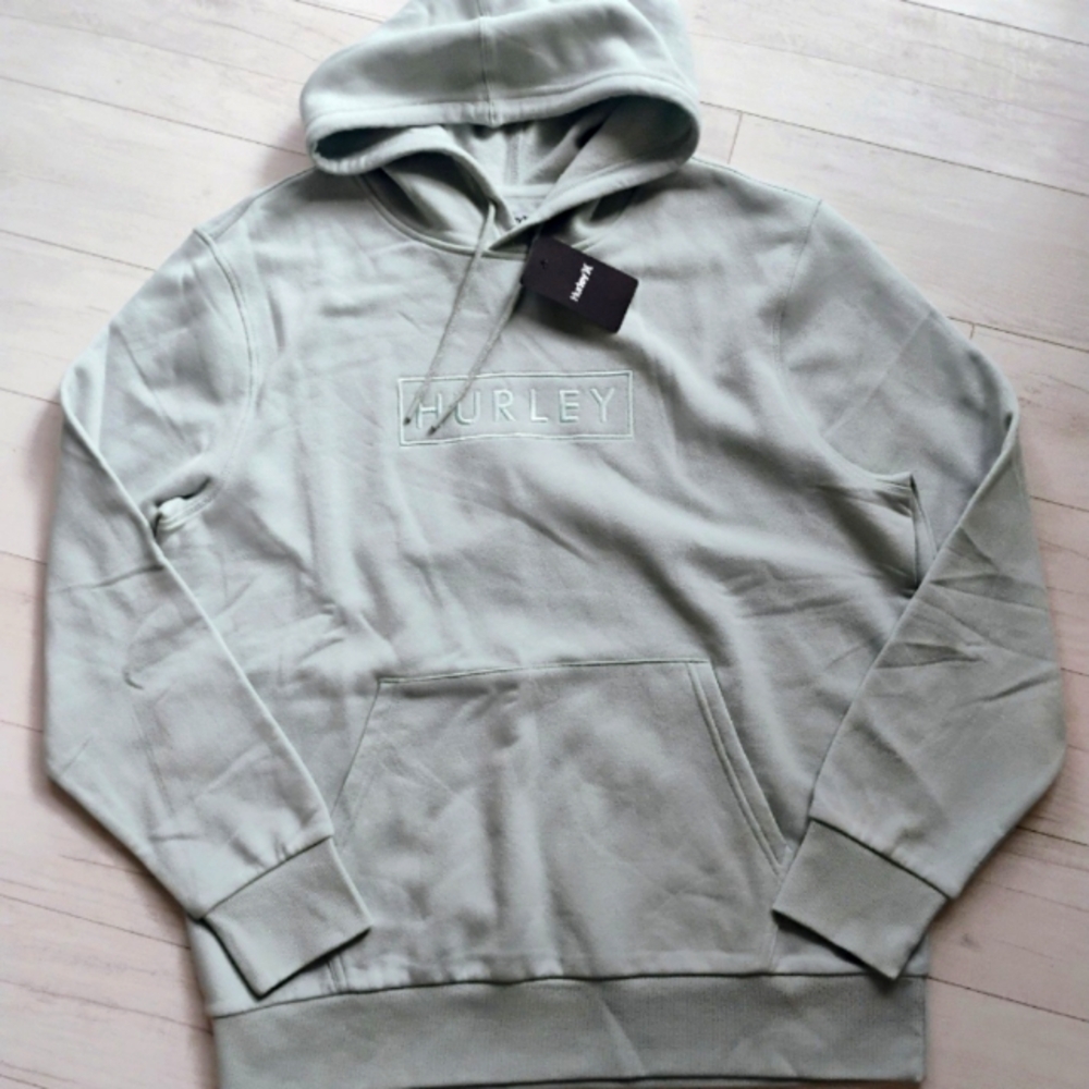 HURLEY NEW Boxed Logo Fleece Pullover Hoodie